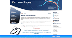 Desktop Screenshot of elmhousesurgery.com